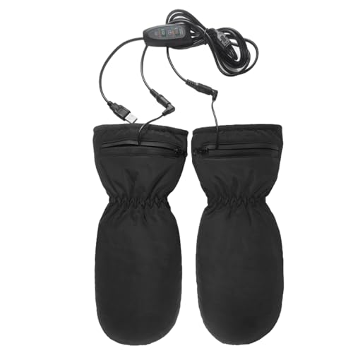 Gants chauffants pour l'hiver rechargeables USB - Moufles imperméables tactiles