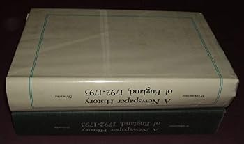 Hardcover A Newspaper History of England 1792-1793 Book