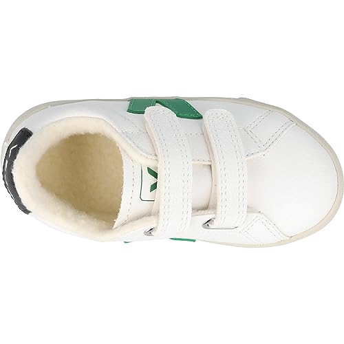Veja Esplar Winter Extra White/Emeraude Chrome-Free Leather 9½ US Toddler4