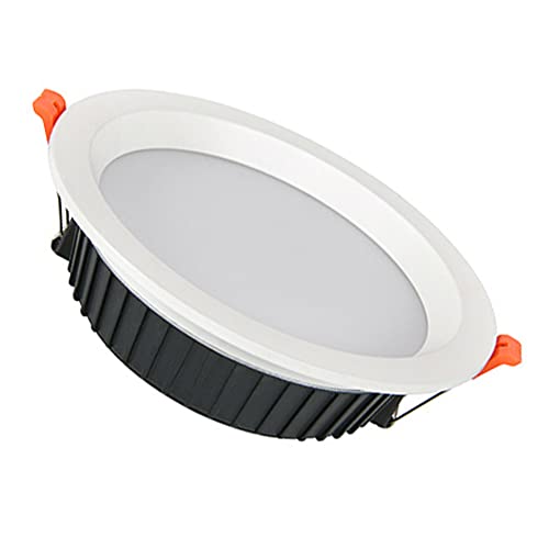 SDFDSSR LED Encastré Downlight 3W 5W Ultra Mince Encastré Blanc Simple Panneau Rond Plafonnier pour Salle De Bains Downlight Mini Downlights Taille De Forage: 70-80mm Cover