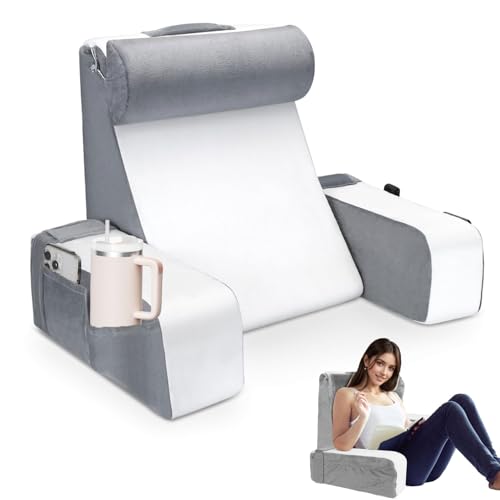 Smgbway Cuscino da lettura per letto e divano, cuscino per