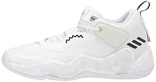 Adidas Unisex D.o.n. Issue 3 Basketball Shoe, White/Black/Crystal White, 8 Us Men #TOP7