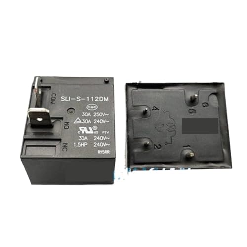 Relé SLI-S-112DM 12V de alta capacidad 30A con 4 pines de conexión estable 2