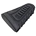Tas Trost Leather Cheek Rest Canvas Buttstock Shell Holder Rifle Recoil Pad .308 .30-30 .22LR 12GA (Black, .357 .30-30 .35 .38)