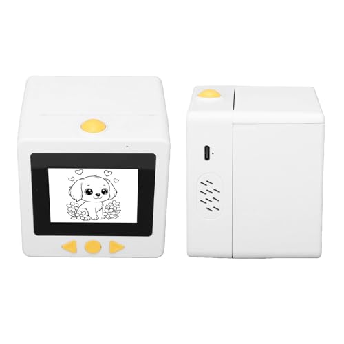 Hyuduo AI Smart Printer with Voice Control and 2.4 Inch IPS Screen Thermal Sticker Maker Machine for Kids Crafts Scrapbooking Gift Wrapping Rechargeable Inkless Mini Sticker Printer - Image 4