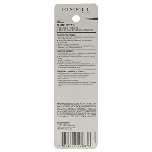 Rimmel London Wonder Swipe 2-in-1 Liner to Shadow - 007 Crave Me Eyeliner Women 0.06 oz