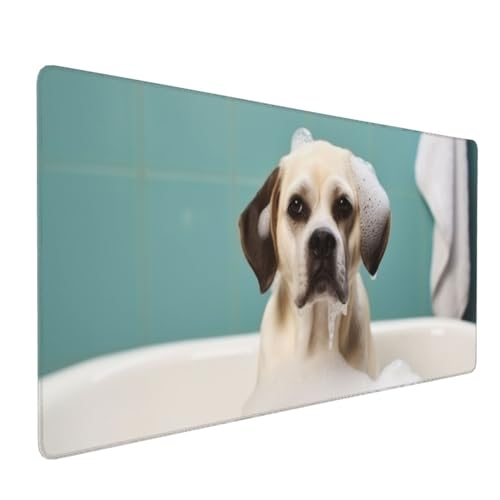 Tapis de souris de jeu grand format 40,6 x 90,2 cm bords cousus
