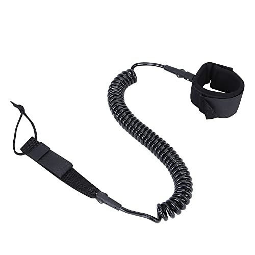 NONMON 8 'Sup Leash spiralé - Design Premium pour Flat & Open Water Stand Up Paddle Board - 7 mm d'épaisseur Cover