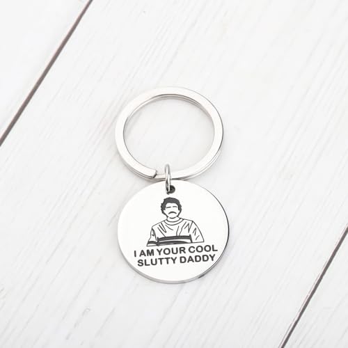 BLEOUK DaddyP Keychain Fans Gift Daddys I Am Your Cool Slutty DaddyP Jewelry (I AM YOUR COOL SLUTTY DADDY)2