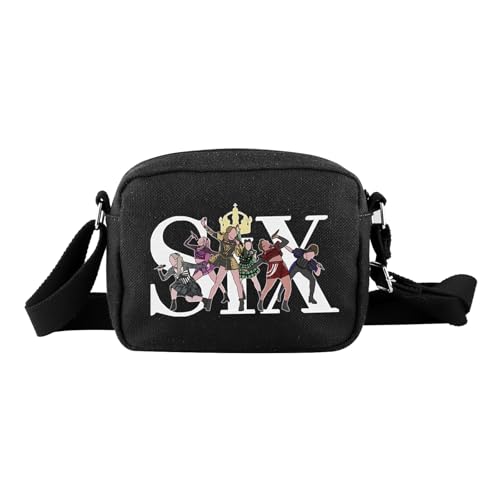 TSOTMO Musical Theatre Bag Musical Inspired Zipper Crossbody Bag For Musical Lover Fan Gift
