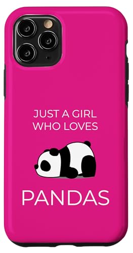 Just One Girl Adores Pandas �L���[�g���킢���A�[�g �X�}�z�P�[�X iPhone 11 Pro �p