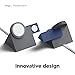 elago Charging Station Compatible with iPhone 17/16/15/14/13/12 Series, Compatible with MagSafe, Compatible with Apple Watch Series - Chargers are NOT Included [Dark Grey/Jean Indigo]