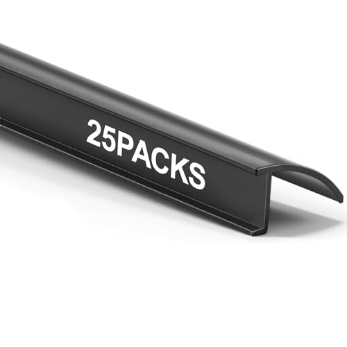 Maasechs 25 Pack Window Glazing Bead 36 x 1/2 x 9/32 Snap in Vinyl Window Glazing Bead Frame Seal Snap Vinyl Trim Weather Resistant for Home Residential Commercial Use Black