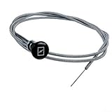237 Rotary Push Pull Choke Kabel für Rasenmäher, 63 Zoll Innendraht mit 60 Zoll Rohr, Ersatz-Steuerkabel Folgende Werksspezifikationen für Gartentraktoren