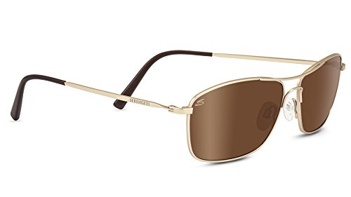 Serengeti Corleone Lunettes de soleil Satin Soft Gold Taille S-M