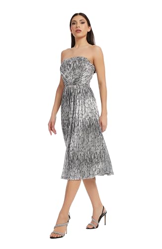 Dress the Population Women's Nadine Fit and Flare Midi Dress2