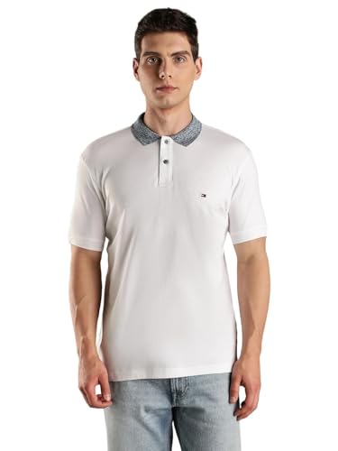 Image of Solid Regular-Fit Cotton Polo T-Shirt
