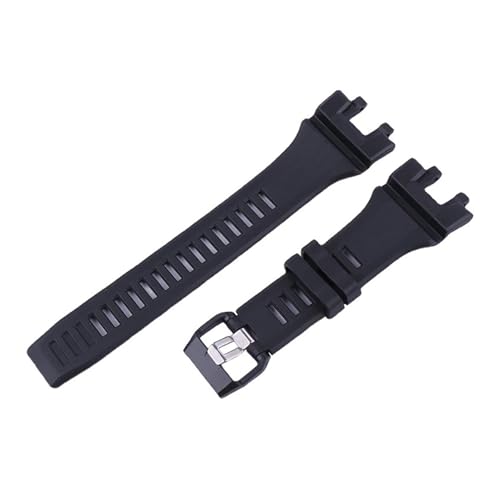 Bracelet sport étanche en caoutchouc résine souple noire