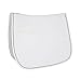 Dover Saddlery Mini Diamond Quilted Dressage Pad, Dress, White/Black