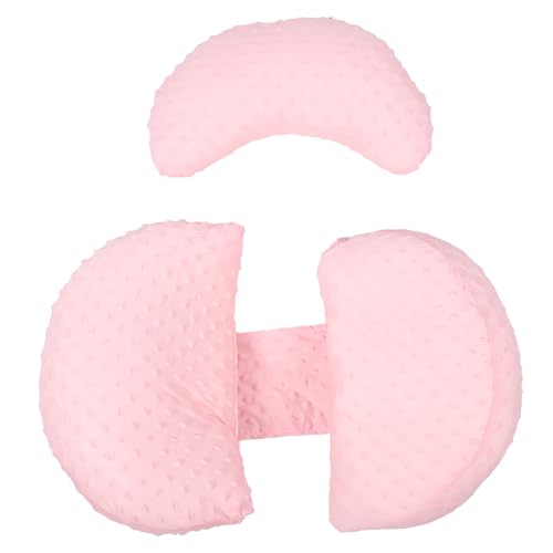 IMIKEYA 1 Set Maternity Pillow Protector Cushion Pregnancy Pillows for Sleeping Full Soft Pregnancy Pillow Pregnancy Waist Pillow Maternity Body Pillow Pregnancy Belly Support Fabric Pink