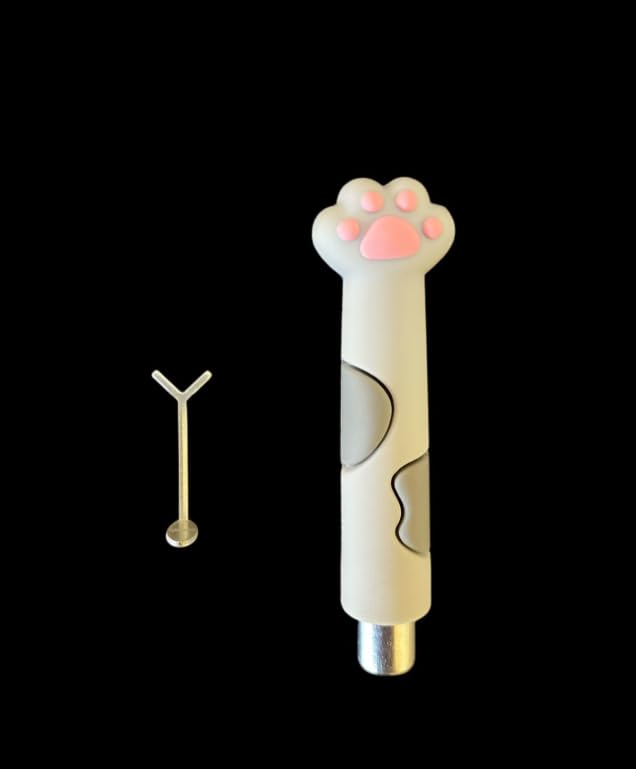 Bolt Bee 1PC Heart-Shaped Cat Eye Nail Magnets - Professional Y-Guide Magnetic Tool for Stunning Gel Polish Effects | Salon & Home Manicure Kit (Flexible DIY Design) HEART STICK WIITH MAGNET TOOL-image-38