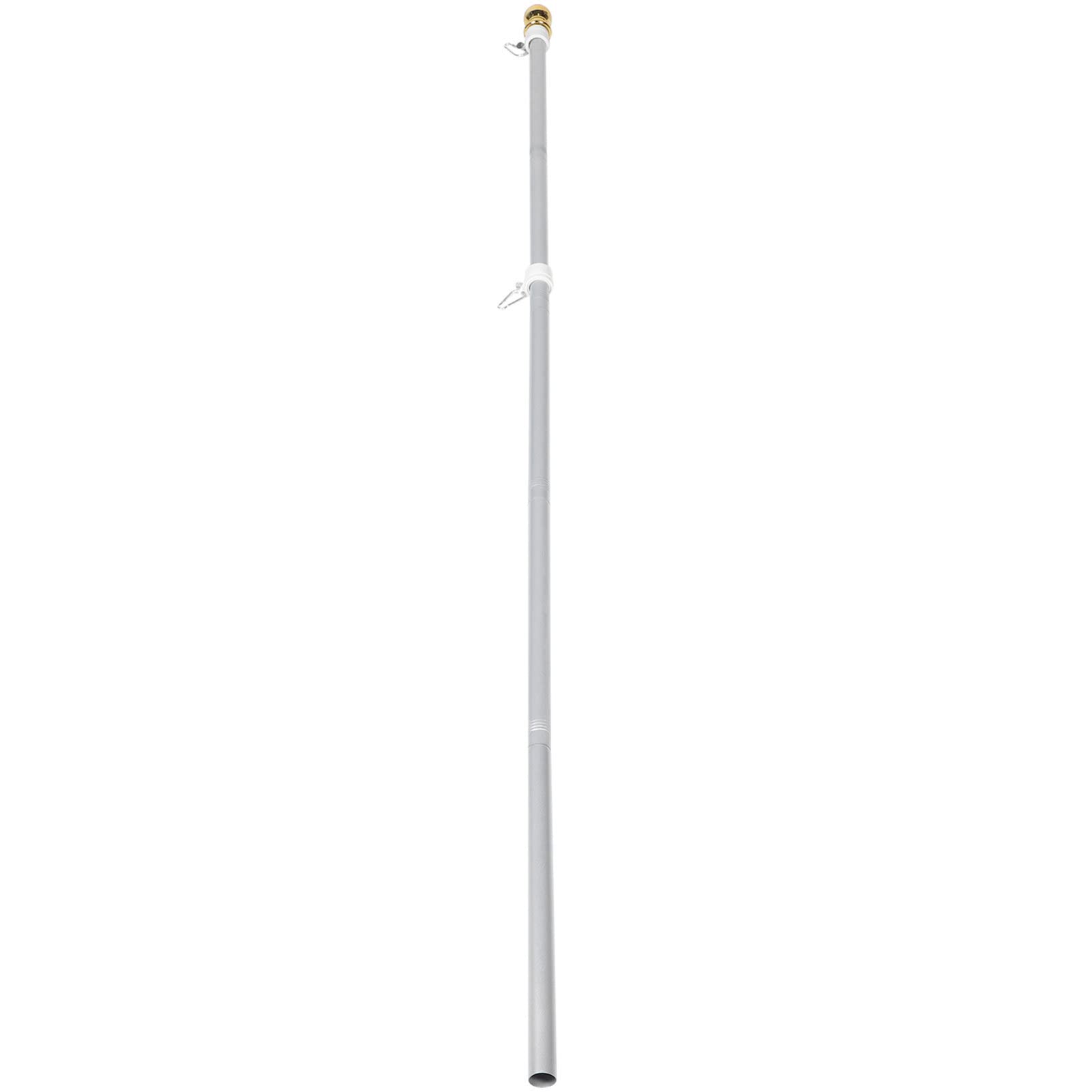 Mât de drapeau de rotation en acier pour décoration de jardin