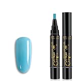LOIYLLEN New 3 in 1 Nail Polish Pens, Gel Nail Polish Pen, Base Coat & Color Coat & Seal Coat (3 in