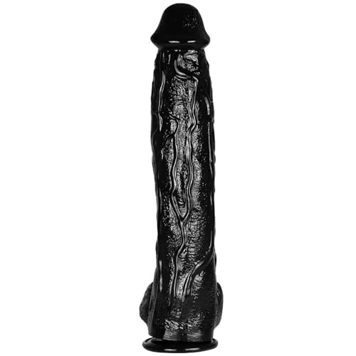 Gros pénis en silicone et PVC de 35 cm insérables pour des sensations extrêmes