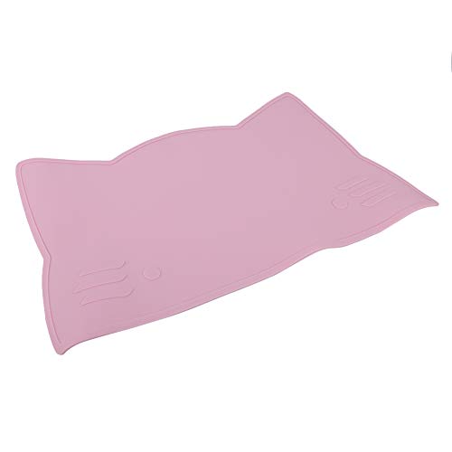 Silicone Kids Placemat, Suction Table Mat Heat Insulation Table Mat Restaurant Baby Food Mats For Toddler Child Infant(Pink) #TOP5