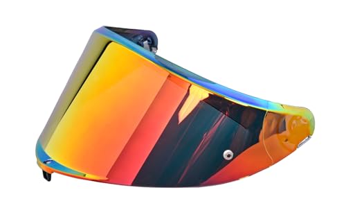 Logto Compatible With K6S Visor K6 Face Shield Replacement Tinted Visor Helmet Accessories (Revo Deep Red)