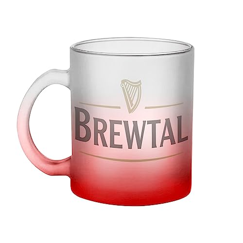 Fabulous Mug en Verre Rouge - Brewtal Bière Brune Bar Stout Irlande