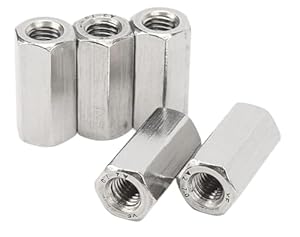 Atzotoyzj M8 Edelstahl Sechskant-Überwurfmutter 10/20 Stück