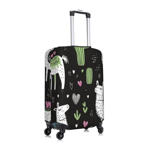 Alpacas Llama Travel Luggage Covers For Suitcase Elastic Suitcase Protector Anti-Scratch Spandex Baggage Covers Fits 18-32 Inch Luggage X-Large3