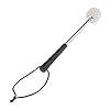 Alloy Marching Tenor Drum Mallets with Strap Stick Wool Felt Head Drum Parts #1