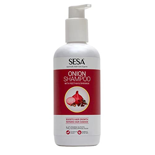 Sesa Ultimate Onion Anti-Hair Fall Combo for Complete Hair Care| Onion Oil - 200ml + Onion Shampoo - 300ml + Onion Conditioner - 300 ml - Image 4