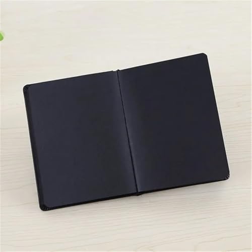 Carnet de croquis pour dessiner sur papier noir A5 sans reflets