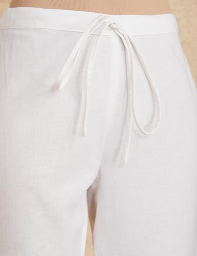 Image of Amazon Brand - Myx Women Cotton Rich Slim Pants (Available in Plus Sizes)