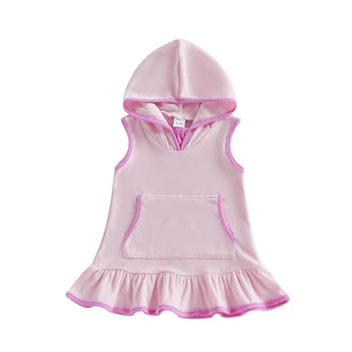 Image of Toddler Little Girl Swim Cover Up Beach Towel Coverup Bathing Suit Cover Ups Swimsuit Summer Baby Beach Essentials