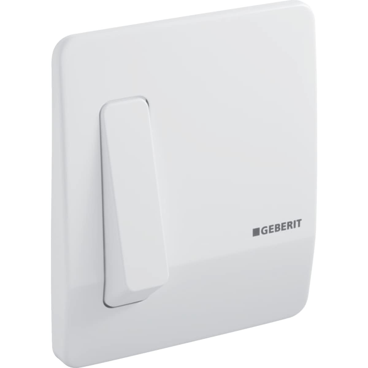 Geberit 240121001 plaque de recouvrement blanche pour r&eacute;servoir de chasse d'eau encastr&eacute;