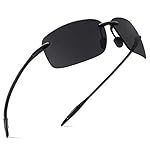 JULI Sports Sunglasses for Men Women Tr90 Rimless Frame for Running Fishing Golf Surf Driving MJ8009 - Image 4
