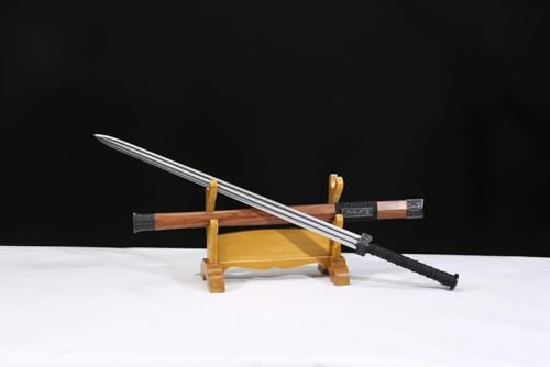 Hand-Forged Damascus Han Sword – LOONGSWORD 42