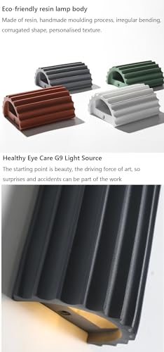 Luces de pared for mesita de noche en resina para lectura en dormitorio 3