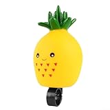 Besttoolifes Kinder-Glocke mit Cartoon-Dinosaurier-Motiv, super laut, Silikon für Laufräder und Roller, niedlicher Stil, einfache Lenkerhalterung für und sicher für Ananas