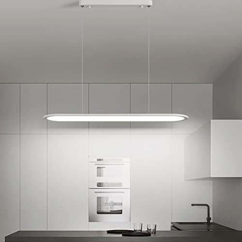 Chandelier linéaire LED îlot de cuisine plafonnier suspendu nordique