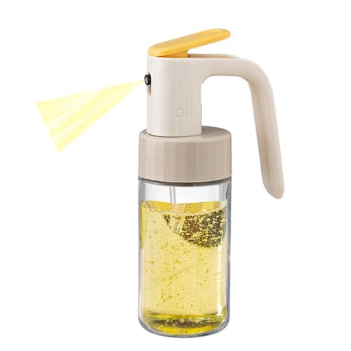 HMTRADE Glass Olive Oil Sprayer for Cooking,250ML Refillable Oil Sprayer Mister,Oil Vinegar Spritzer Sprayer Bottle for Kitchen Air Fryer Salad Making,Baking,Frying,BBQ,Pancake,Roasting