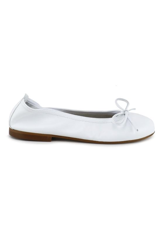 Eli1957 Bailarinas Blanco Elástico Papanatas