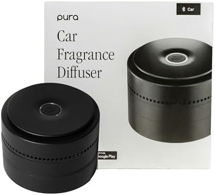 Pura Car Diffuser - Portable Fragrance System - On/Off Controlled Through Car Acceleration - Adjustable Intensity Control Through App - Fragrances Sold Separately