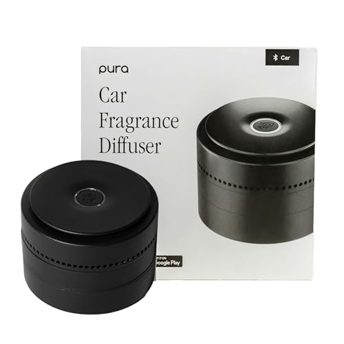 Pura Car Diffuser - Portable Fragrance System - On/Off Controlled Through Car Acceleration - Adjustable Intensity Control Through App - Fragrances Sold Separately