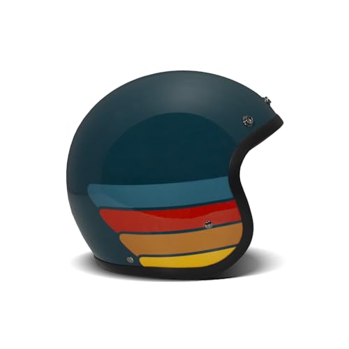 Retro Petrolhead Open Face Helm Jethelm Motorradhelm ECE2206
