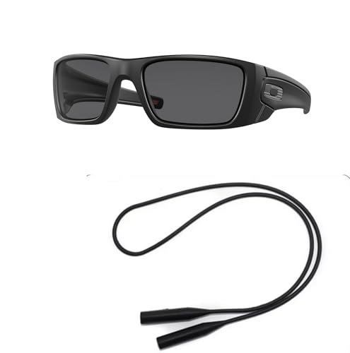 Oakley OO9096 Sunglasses Bundle: OO 9096 FUEL CELL 909629 Si Matte Black and Universal Anti-slip Silicone Leash2